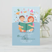 Lisons à propos de ça Invitation (Debout devant)