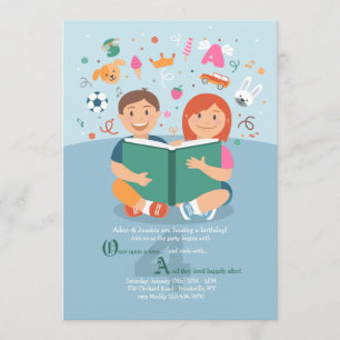 Lisons à propos de ça Invitation