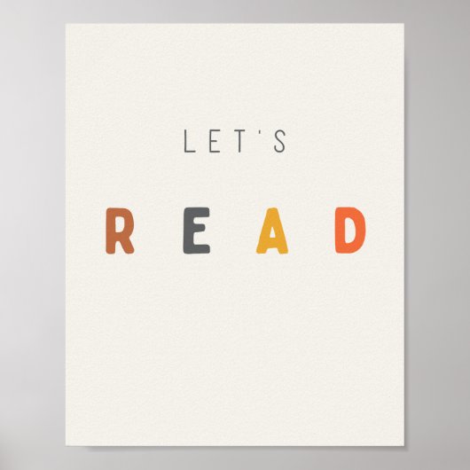 lisons. Poster et impression (Devant)