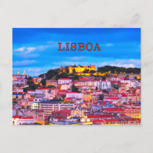 Lissabon 001D Briefkaart