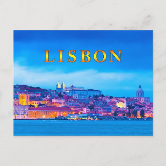Lissabon 003B Briefkaart (Voorkant)