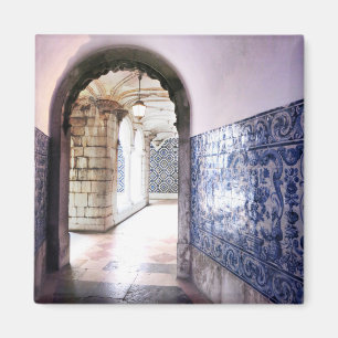 Lissabon Azulejos & Arches Portugal Foto Magneet