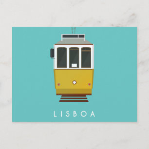 Lissabon-Briefkaart Briefkaart