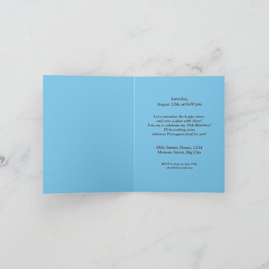 Lissabon gele tram retro verjaardagsfeestje (Binnen)