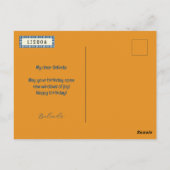 Lissabon huis met tegels briefkaart (Achterkant)