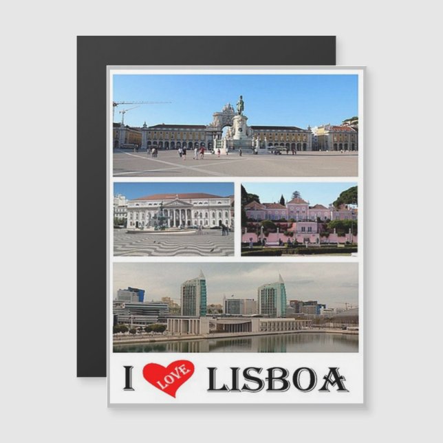 Lissabon - I Love - Portugal - (Voorkant / Achterkant)