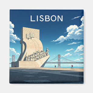 Lissabon Magnet Magneet