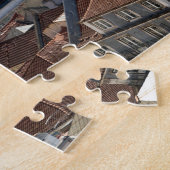Lissabon-panorama. Legpuzzel (Zijkant)