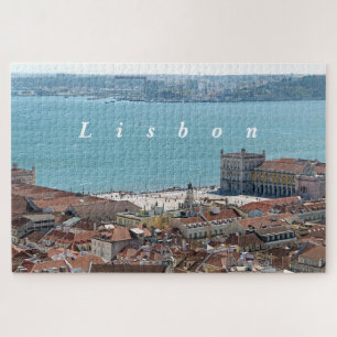 Lissabon-panorama. Legpuzzel