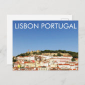 Lissabon Portugal Alfama Uitzichten Briefkaart (Voorkant / Achterkant)