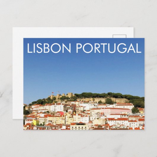 Lissabon Portugal Alfama Uitzichten Briefkaart (Voorkant / Achterkant)