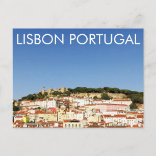 Lissabon Portugal Alfama Uitzichten Briefkaart