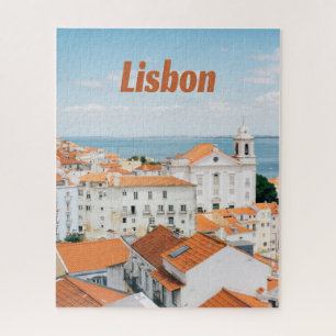 Lissabon Portugal Atlantische stranden Roofs Legpuzzel