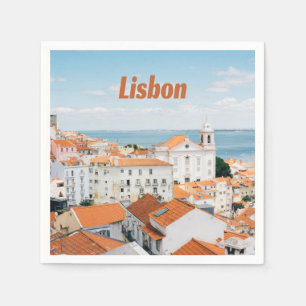 Lissabon Portugal Atlantische stranden Roofs Servet