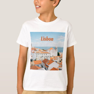 Lissabon Portugal Atlantische stranden Roofs T-shirt