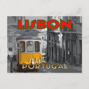 Lissabon, Portugal - briefkaart van serie Visit...