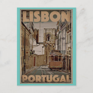 Lissabon Portugal Briefkaart voor reizen