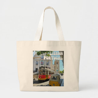 Lissabon, Portugal Grote Tote Bag