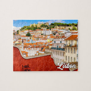 Lissabon, Portugal Legpuzzel