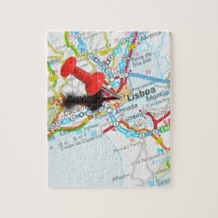 Lissabon, Portugal Legpuzzel