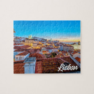 Lissabon, Portugal Legpuzzel