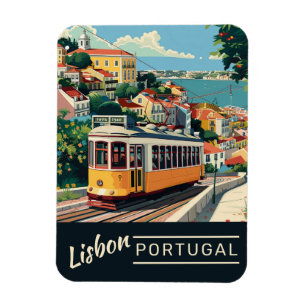 Lissabon Portugal Magneet