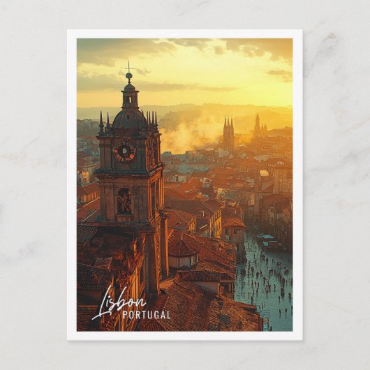 Lissabon Portugal Mooie stad Briefkaart (Voorkant)