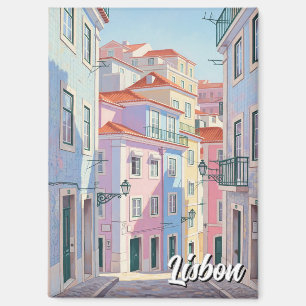 Lissabon Portugal Pantheon Alfama Pastel Magneet
