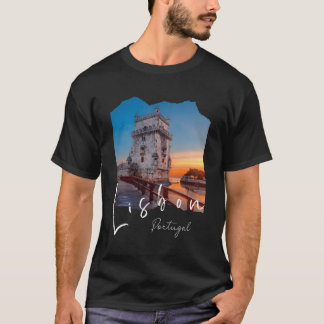 Lissabon Portugal Portugees Belem Tower Lisboa T-shirt