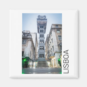 Lissabon Portugal Retro Elevator Holiday Souvenir Magneet