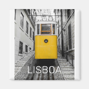Lissabon Portugal Retro Tram  Souvenir Magneet