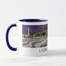 Lissabon Portugal Rossio Square Vakantie Souvenir