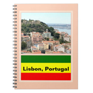Lissabon, Portugal Skyline Notitieboek