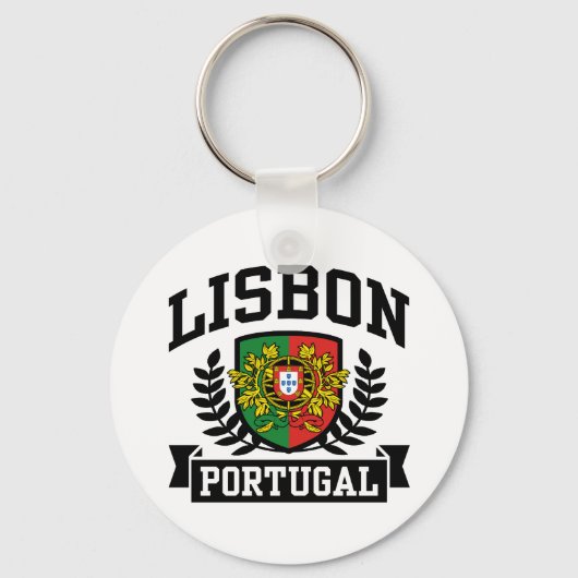 Lissabon Portugal Sleutelhanger (Voorkant)