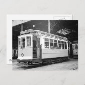 Lissabon Portugal Tram 1969 Briefkaart (Voorkant / Achterkant)