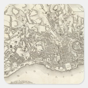 Lissabon, Portugal Vierkante Sticker