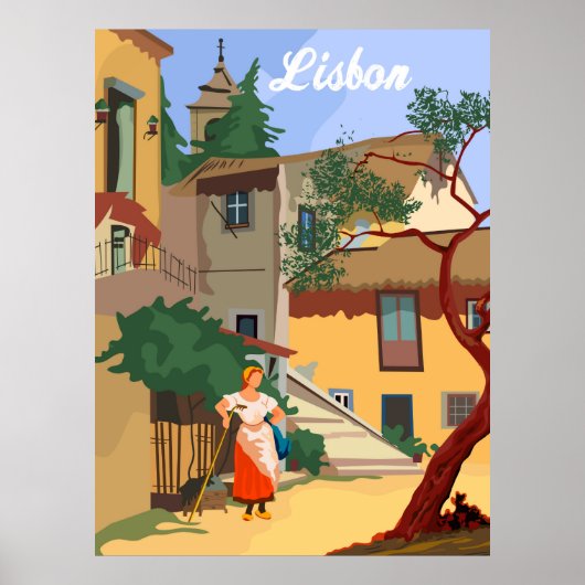 Lissabon Poster (Voorkant)