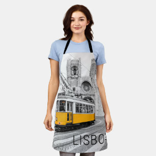 Lissabon Retro Tram Portugal  Streetcar Schort