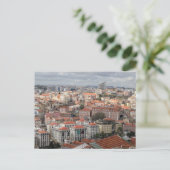 Lissabon-rooftopskyline Briefkaart (Staand voorkant)