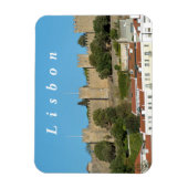 Lissabon. Saint George Castle. Magneet (Verticaal)