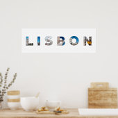lissabon - stad portugal - symbool poster (Keuken)