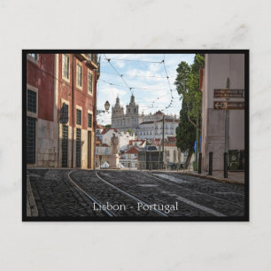 Lissabon Street, Portugal Briefkaart