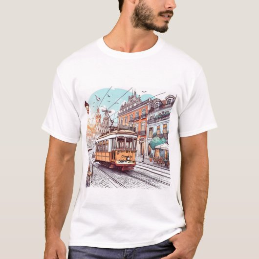 Lissabon T-shirt (Voorkant)