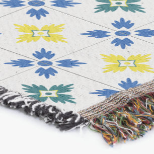 Lissabon tegels of azulejo patroon deken
