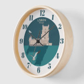 Lissabon Tower van Belem in het klassieke postermo (Hoek)