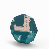 Lissabon Tower van Belem in het klassieke postermo Fotoblokken (Rechts)