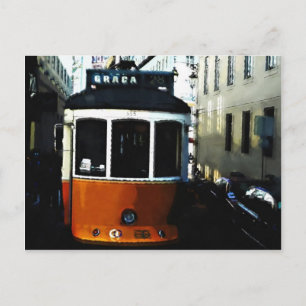 Lissabon-tram Briefkaart