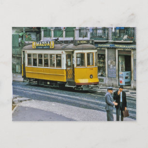 Lissabon-tram op Child of God Street, 1967 Briefkaart