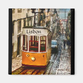 Lissabon trammagneet magneet (Voorkant)