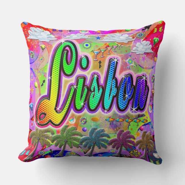 Lissabon Vista Express-kussen Kussen (Voorkant)